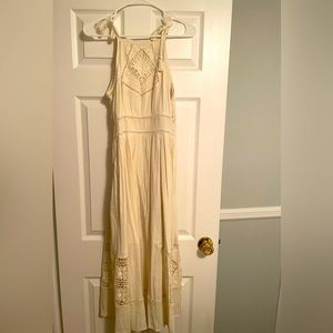 White Eyelet Maxi Dress